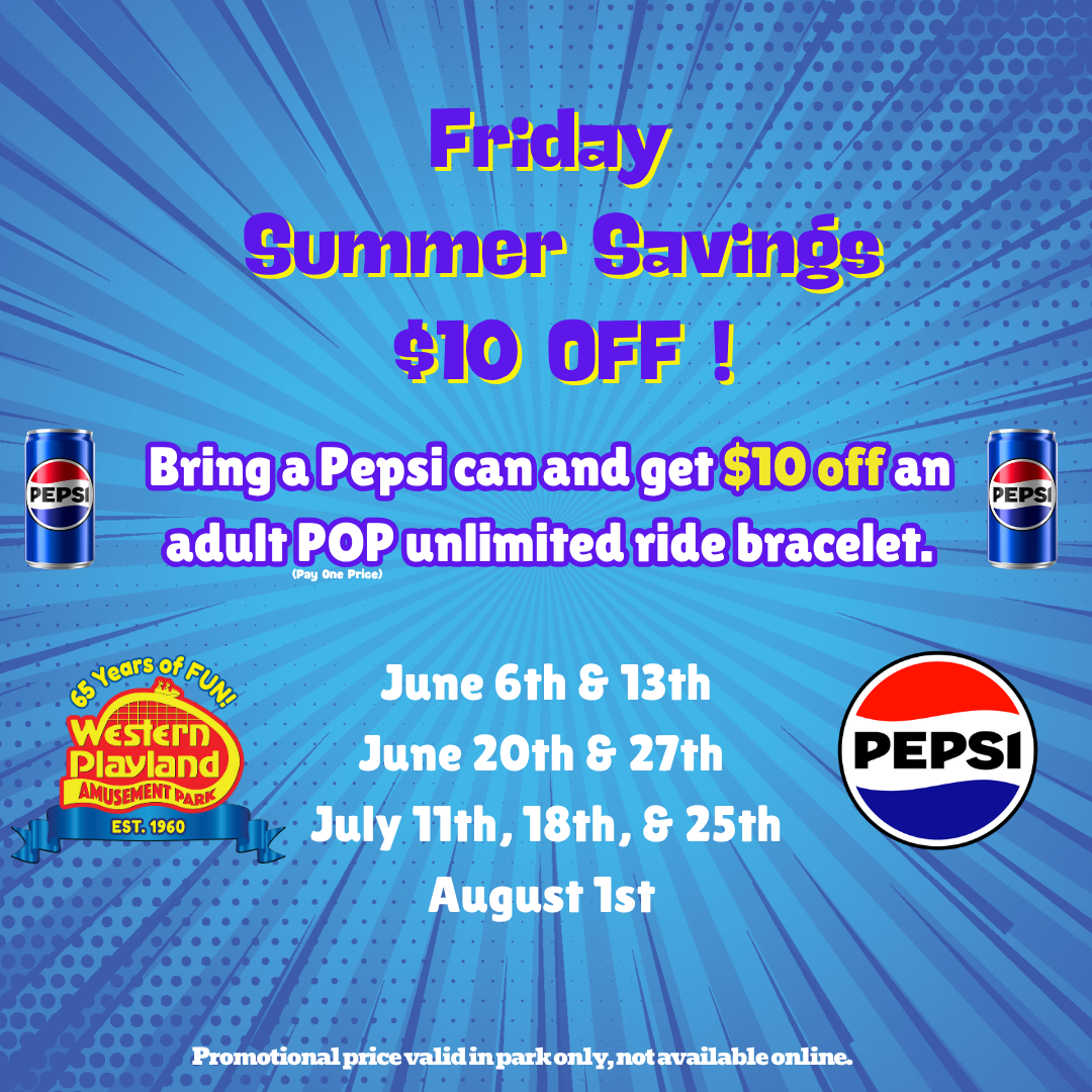Friday Summer Savings $10 Off